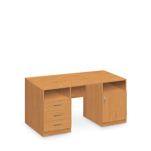 120414-L Pracovní stůl kombinovaný 150 cm levý