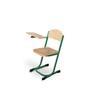 210259 Školní židle pevná s pultem