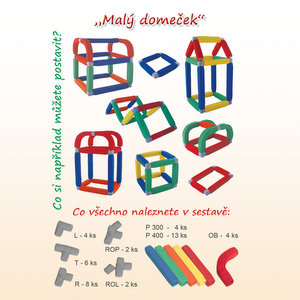 MI001 Stavebnice MÍJA - Malý domeček