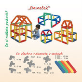 MI004 Stavebnice MÍJA - Domeček