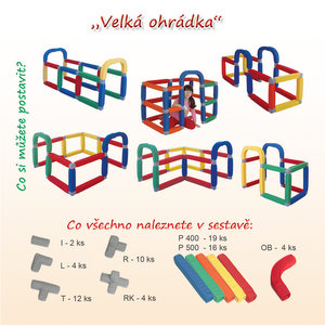 MI007 Stavebnice MÍJA - Velká ohrádka