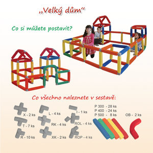 MI011 Stavebnice MÍJA - Velký dům